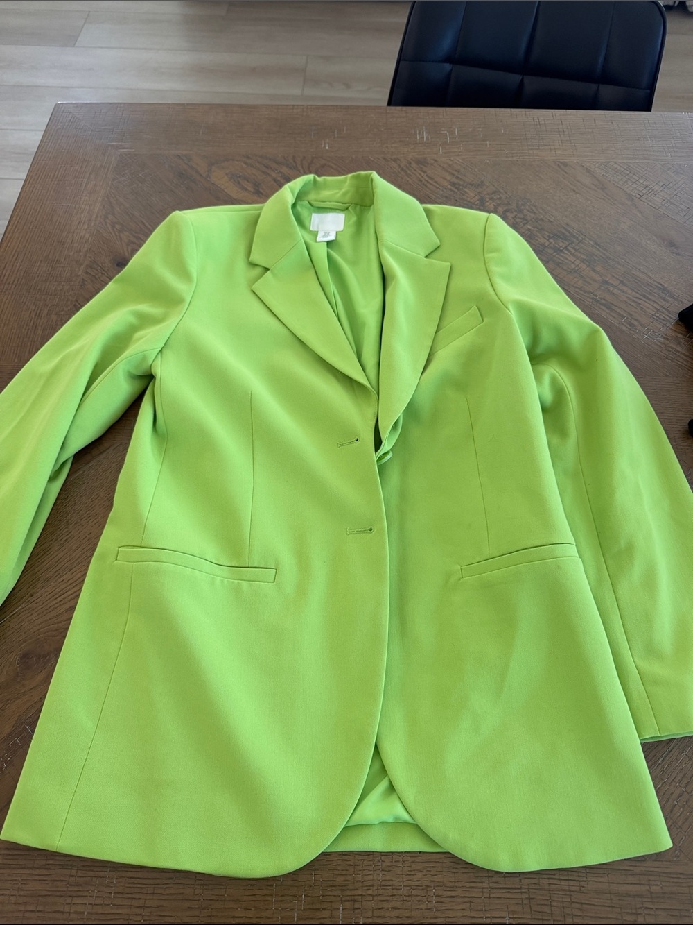H&M Lime Green Tailored Blazer